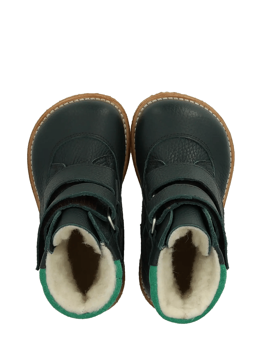 ANGULUS - Boots - flat - with velcro - kingad - 3245/2736 deep teal/grass gree - 3