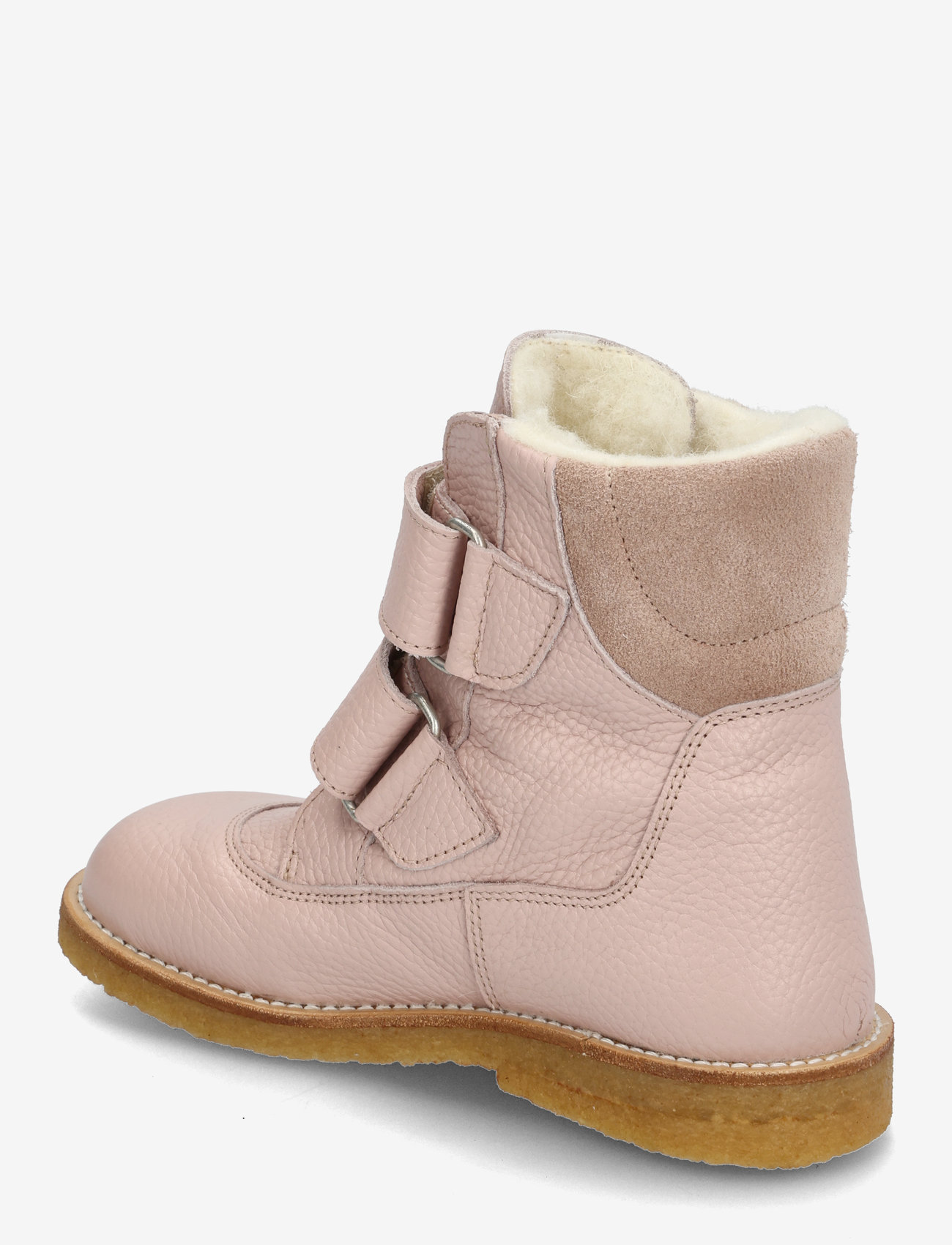 ANGULUS - Boots - flat - with velcro - efterårssko - 3241/3222 rosebud/rosebud - 2