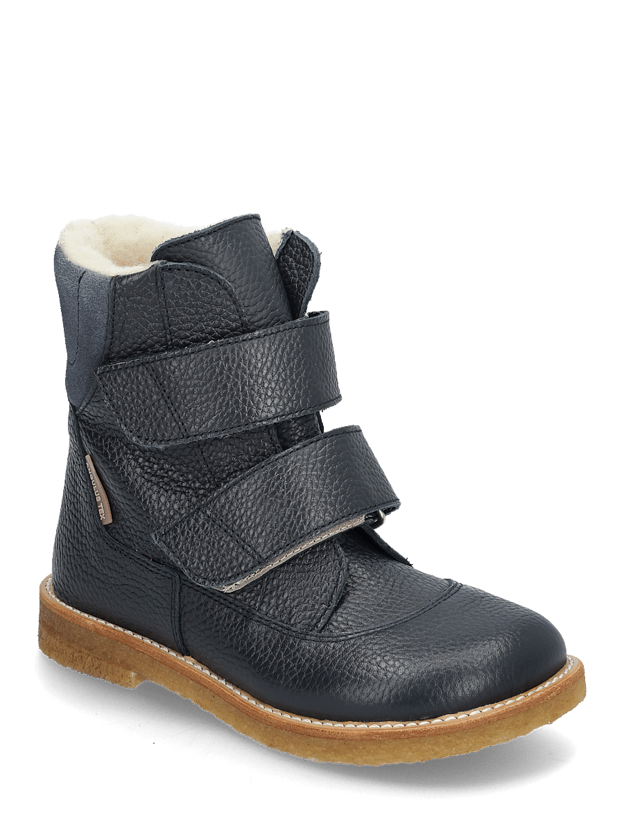 ANGULUS - Boots - flat - with velcro - winterboots - 3246/2734 navy/blue fog - 0