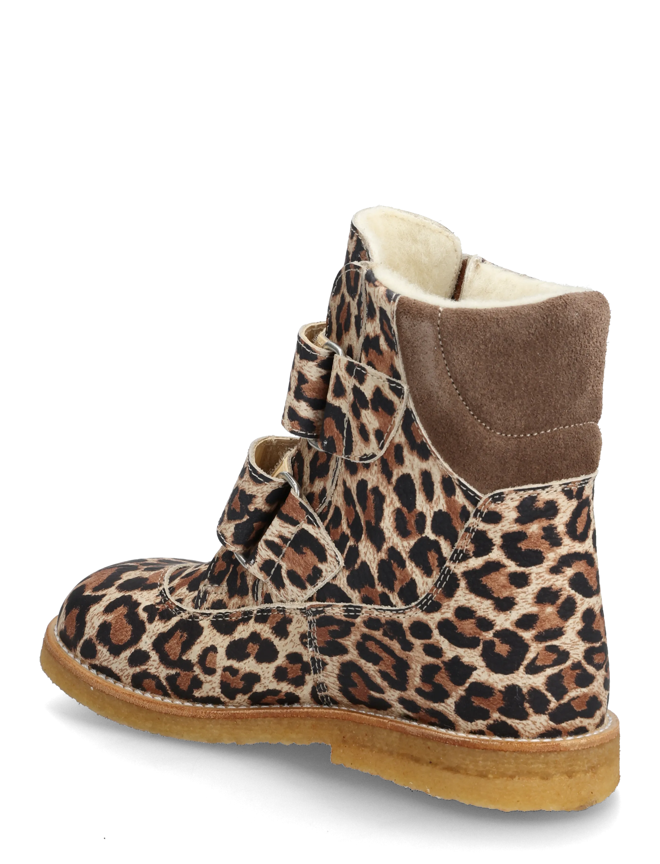 ANGULUS - Boots - flat - with velcro - herbstschuhe - 4020/1780 beige leo/taupe - 2