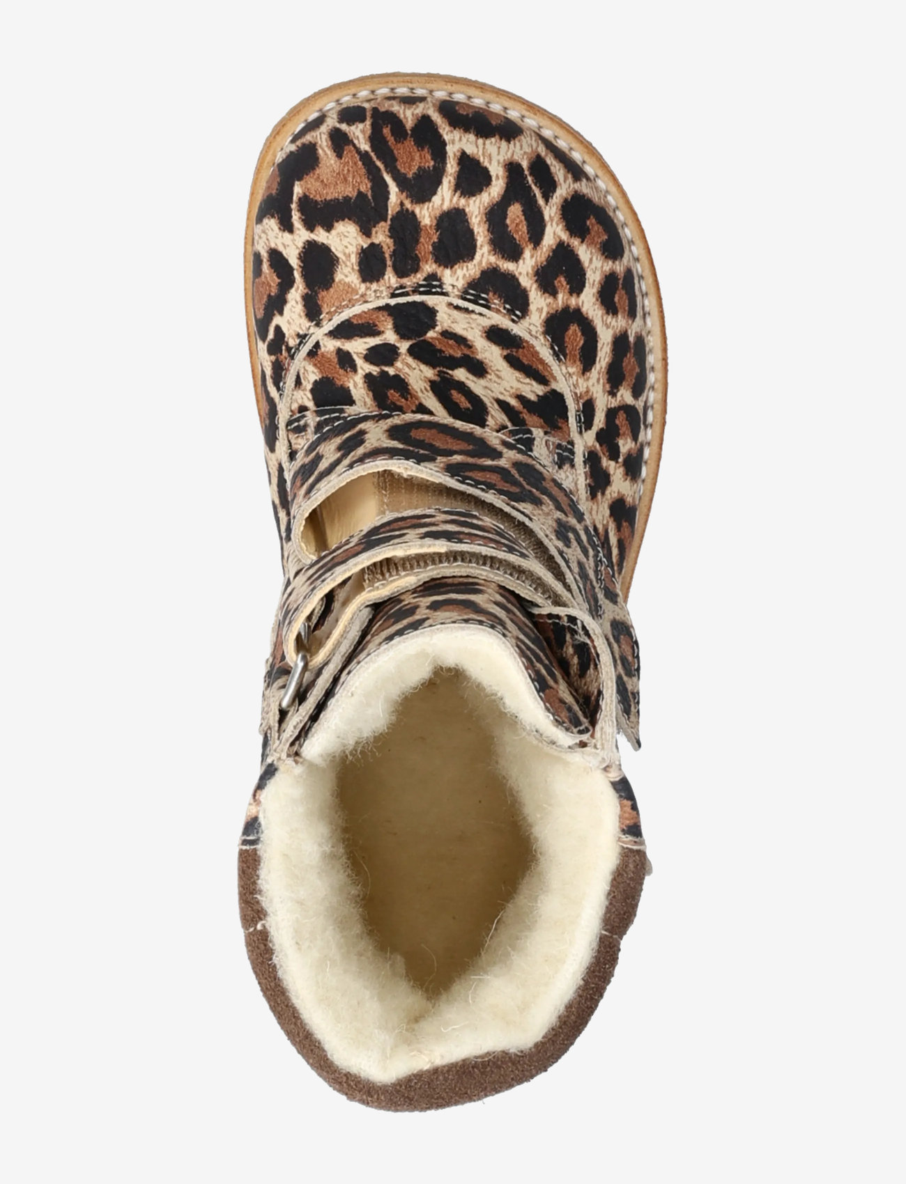 ANGULUS - Boots - flat - with velcro - sko - 4020/1780 beige leo/taupe - 3