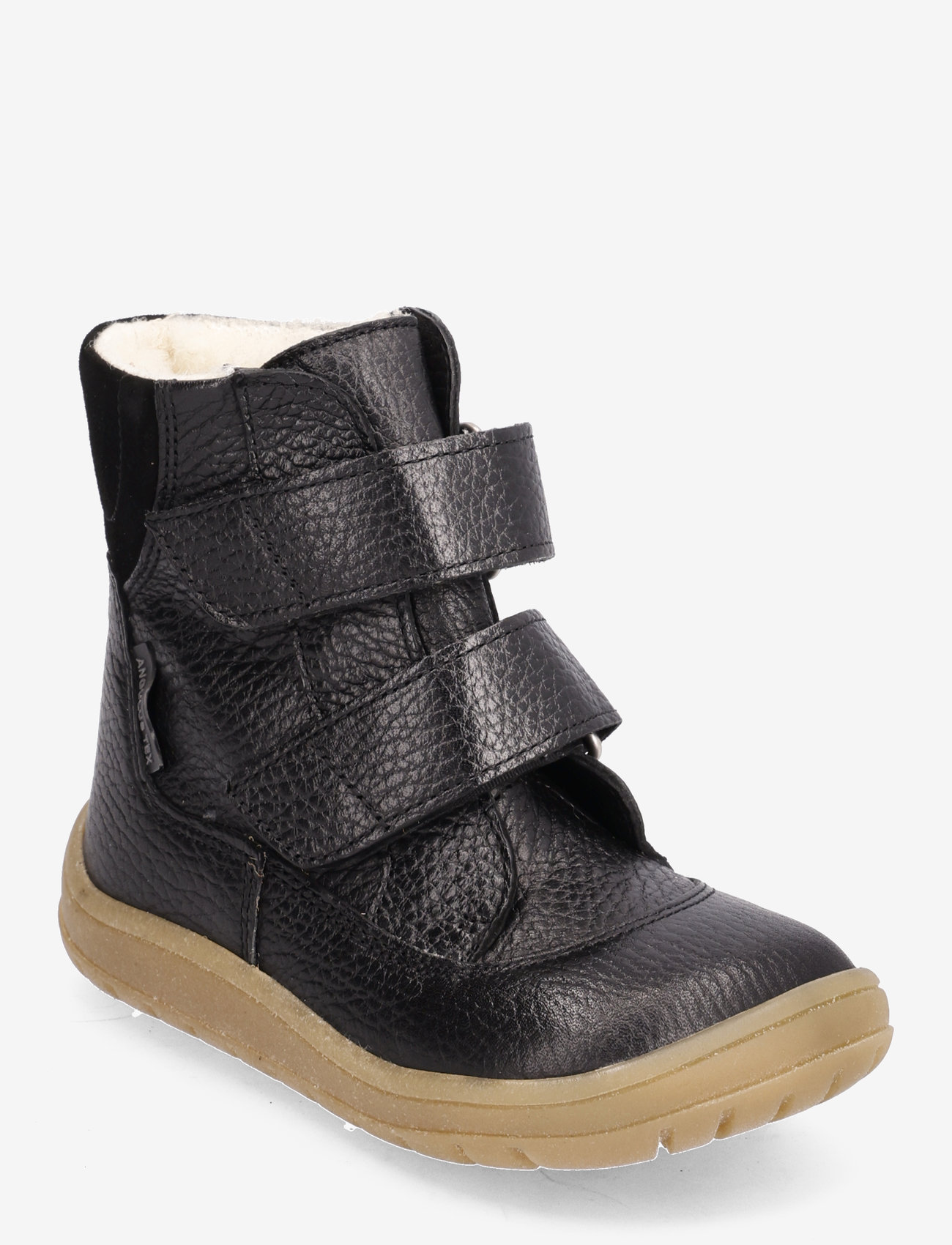 ANGULUS - Boots - flat - with velcro - dzieci - 2504/1163 black/black - 0