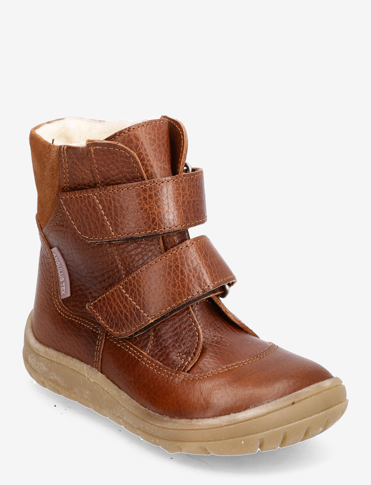 ANGULUS - Boots - flat - with velcro - kinderen - 2509/2219 cognac - 0