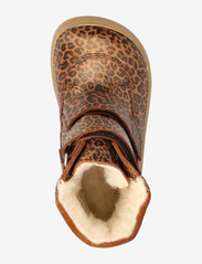 ANGULUS - Boots - flat - with velcro - bērniem - 2162/2219 brown leo/cognac - 3
