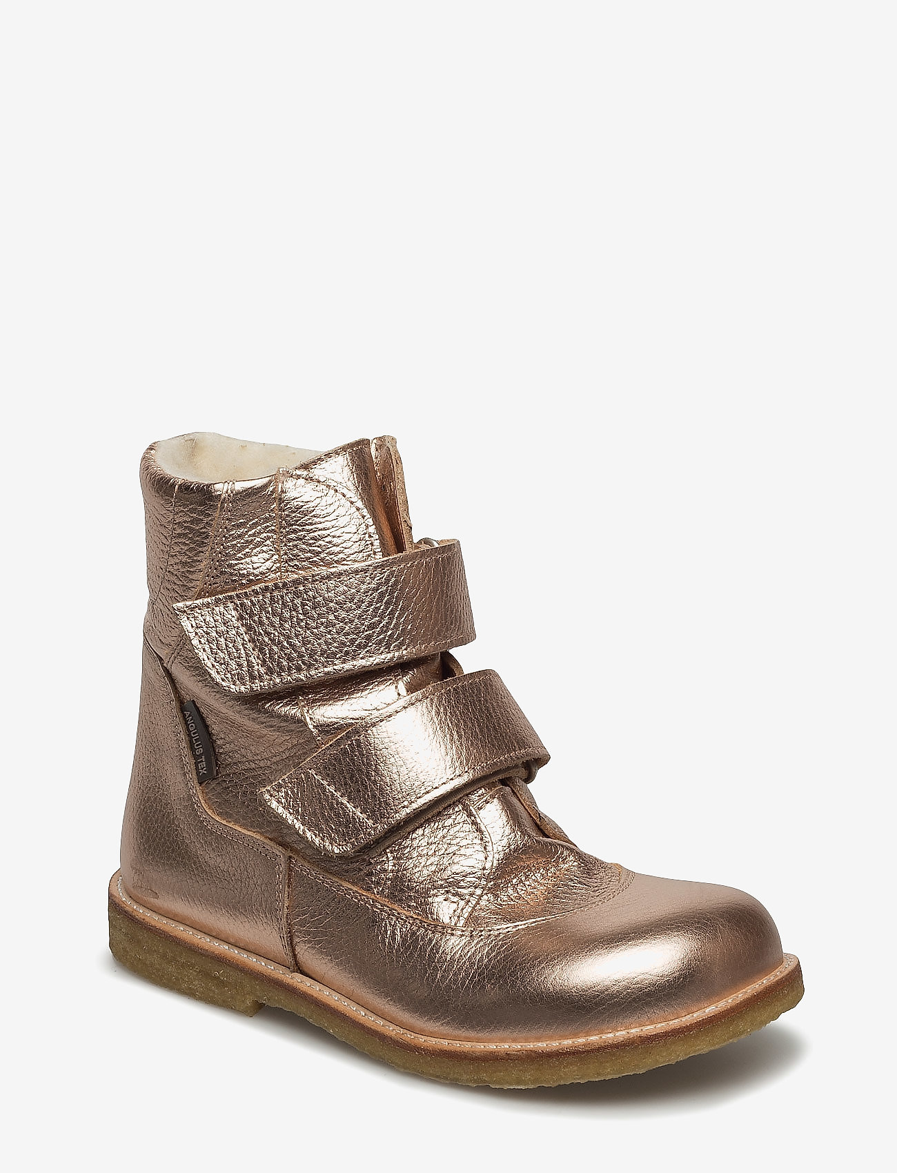 ANGULUS - Boots - flat - with velcro - bērniem - 1537 light copper - 0