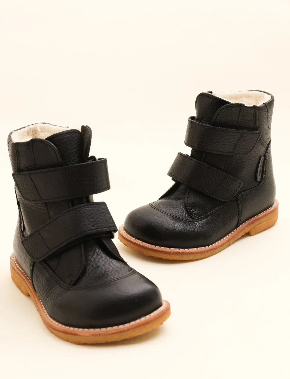 ANGULUS - Boots - flat - with velcro - vinterstövlar - 2504 black - 0