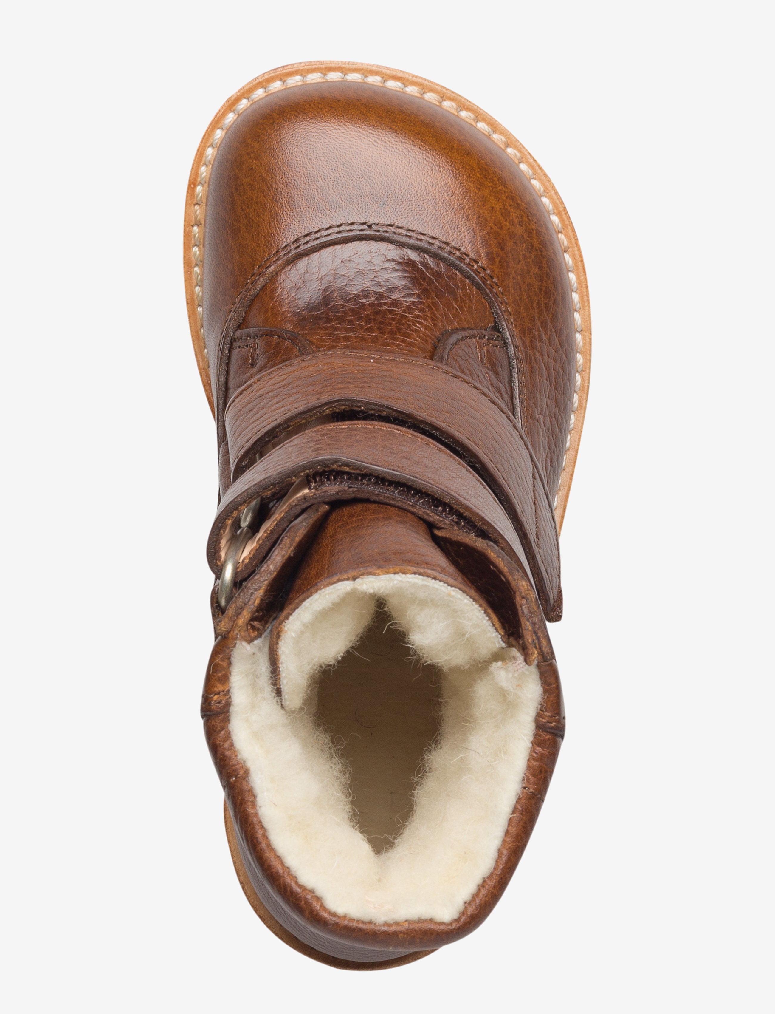 ANGULUS - Boots - flat - with velcro - najaarsschoenen - 2509 cognac - 4