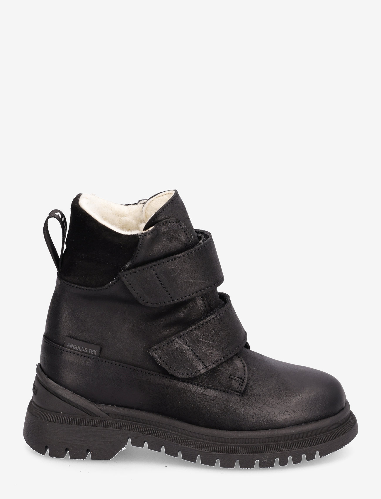 ANGULUS - Boots - flat - with velcro - dzieci - 2100/1163 black - 1