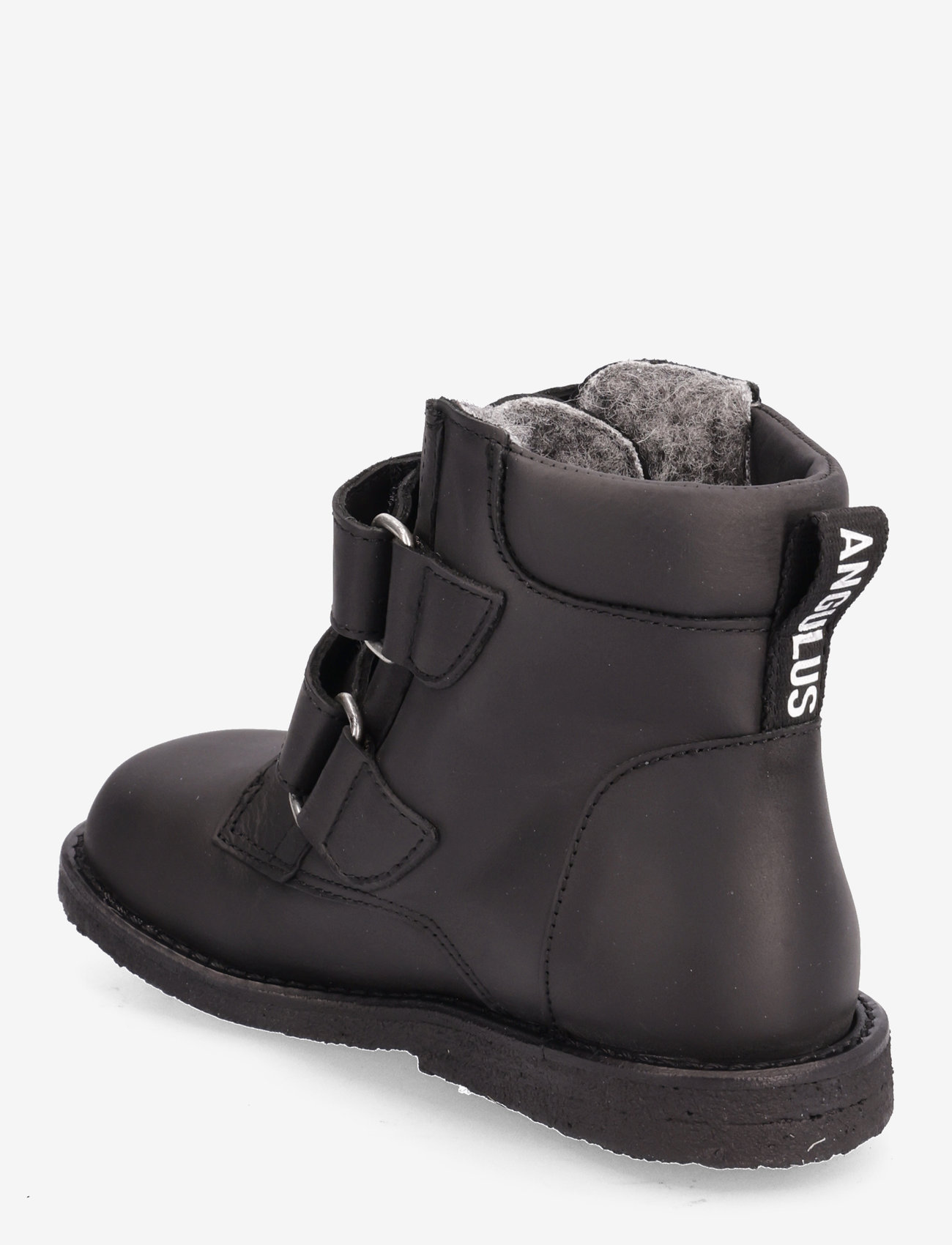 ANGULUS - Boots - flat - with velcro - dzieci - 1652 black - 1