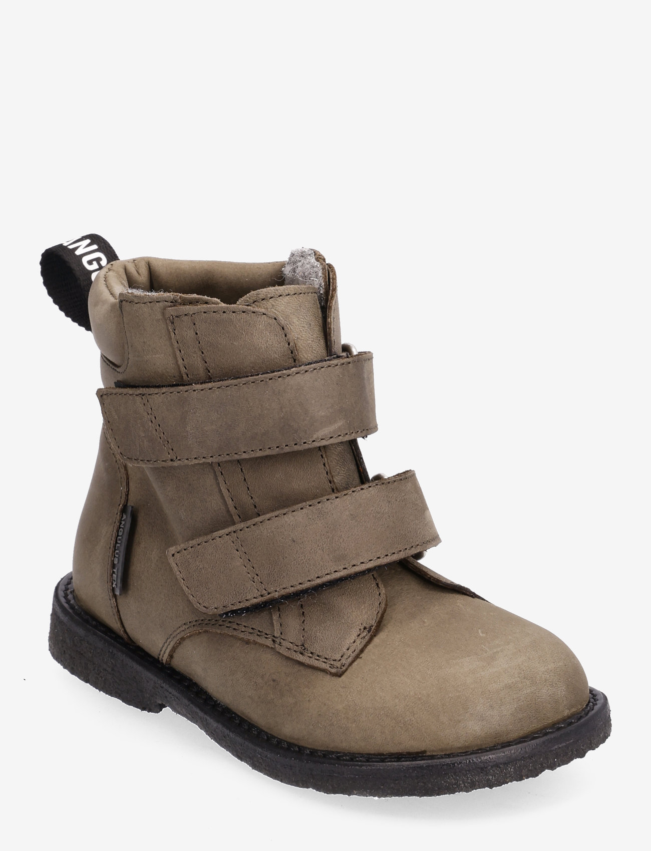 ANGULUS - Boots - flat - with velcro - lapset - 1764 dark olive - 0