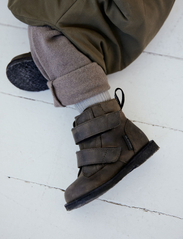 ANGULUS - Boots - flat - with velcro - dzieci - 1764 dark olive - 7
