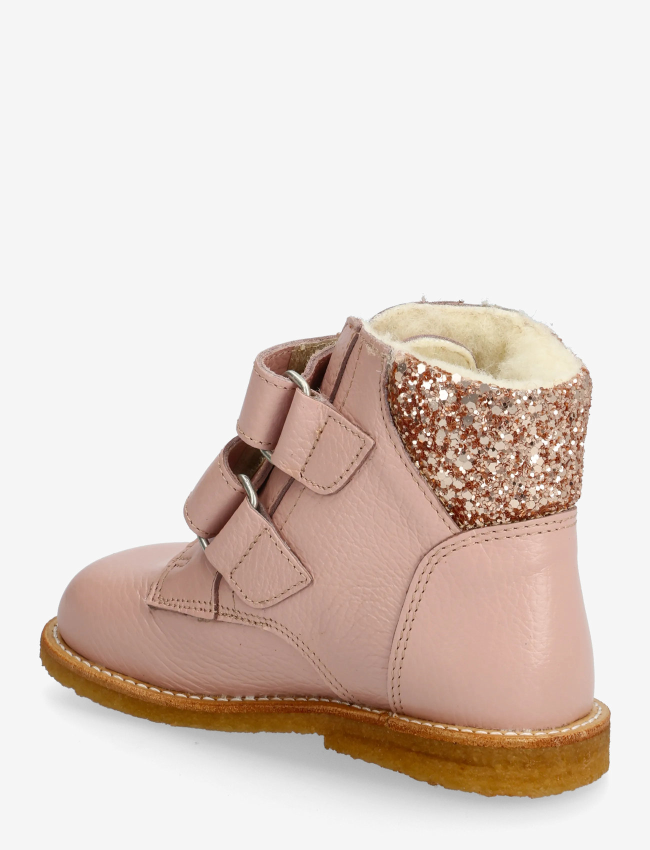 ANGULUS - Boots - flat - with velcro - skor - 3241/1708 rosebud/maple glitte - 2