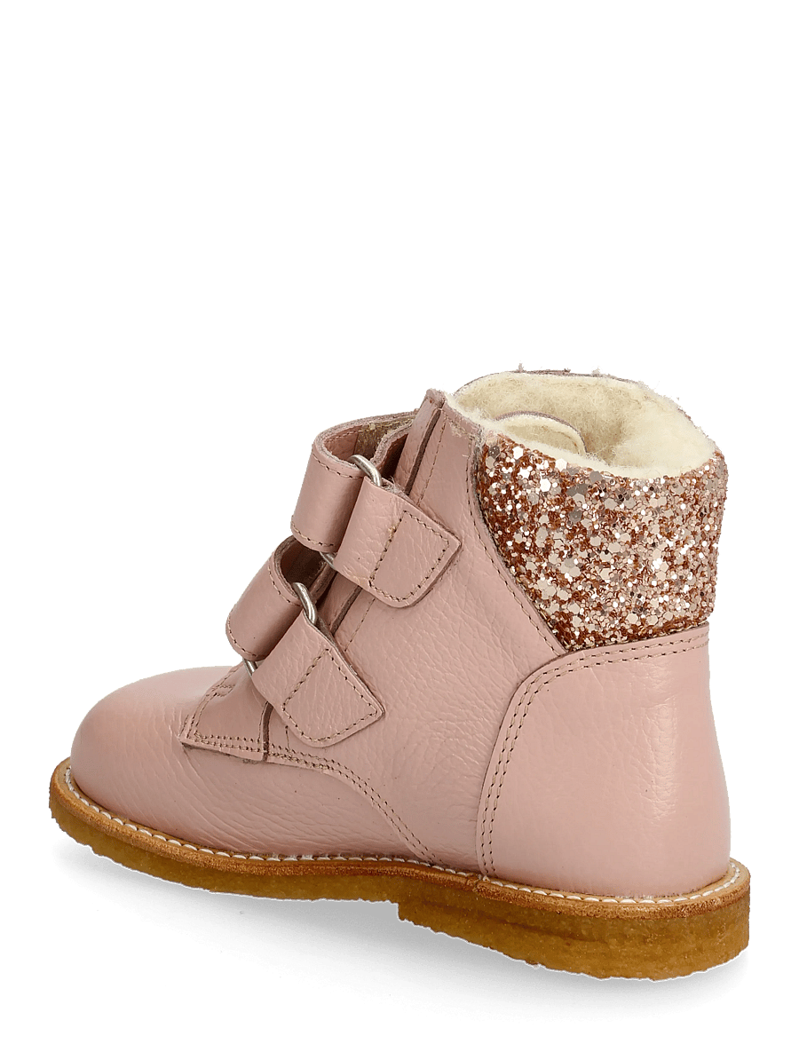 ANGULUS - Boots - flat - with velcro - winterstiefel - 3241/1708 rosebud/maple glitte - 2
