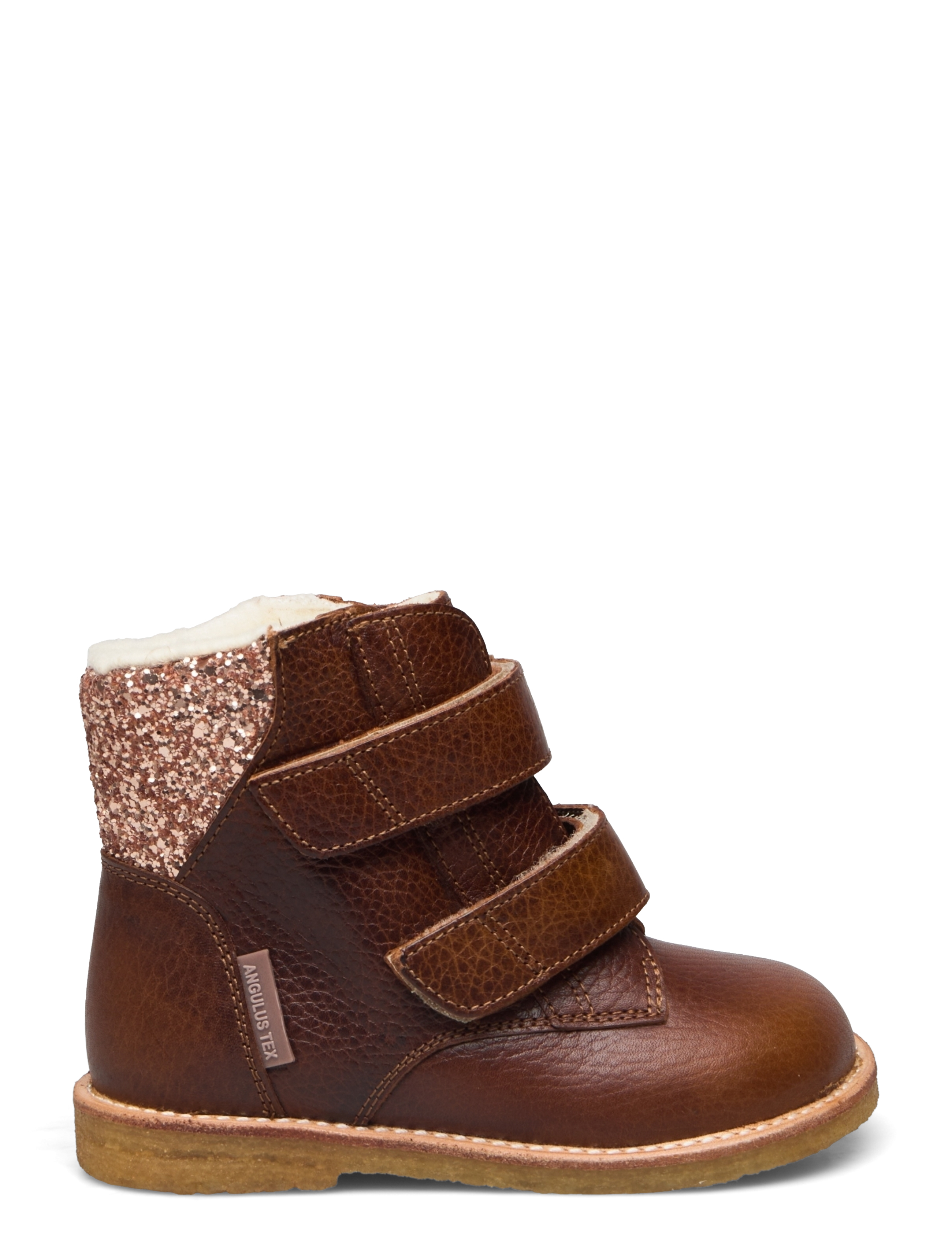 ANGULUS - Boots - flat - with velcro - herbstschuhe - 2509/1708 cognac/maple - 1