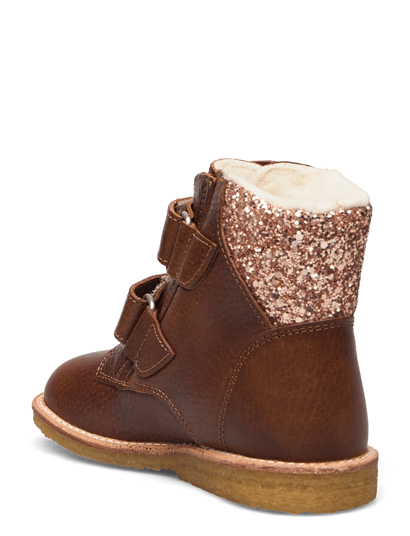 ANGULUS - Boots - flat - with velcro - sko - 2509/1708 cognac/maple - 2