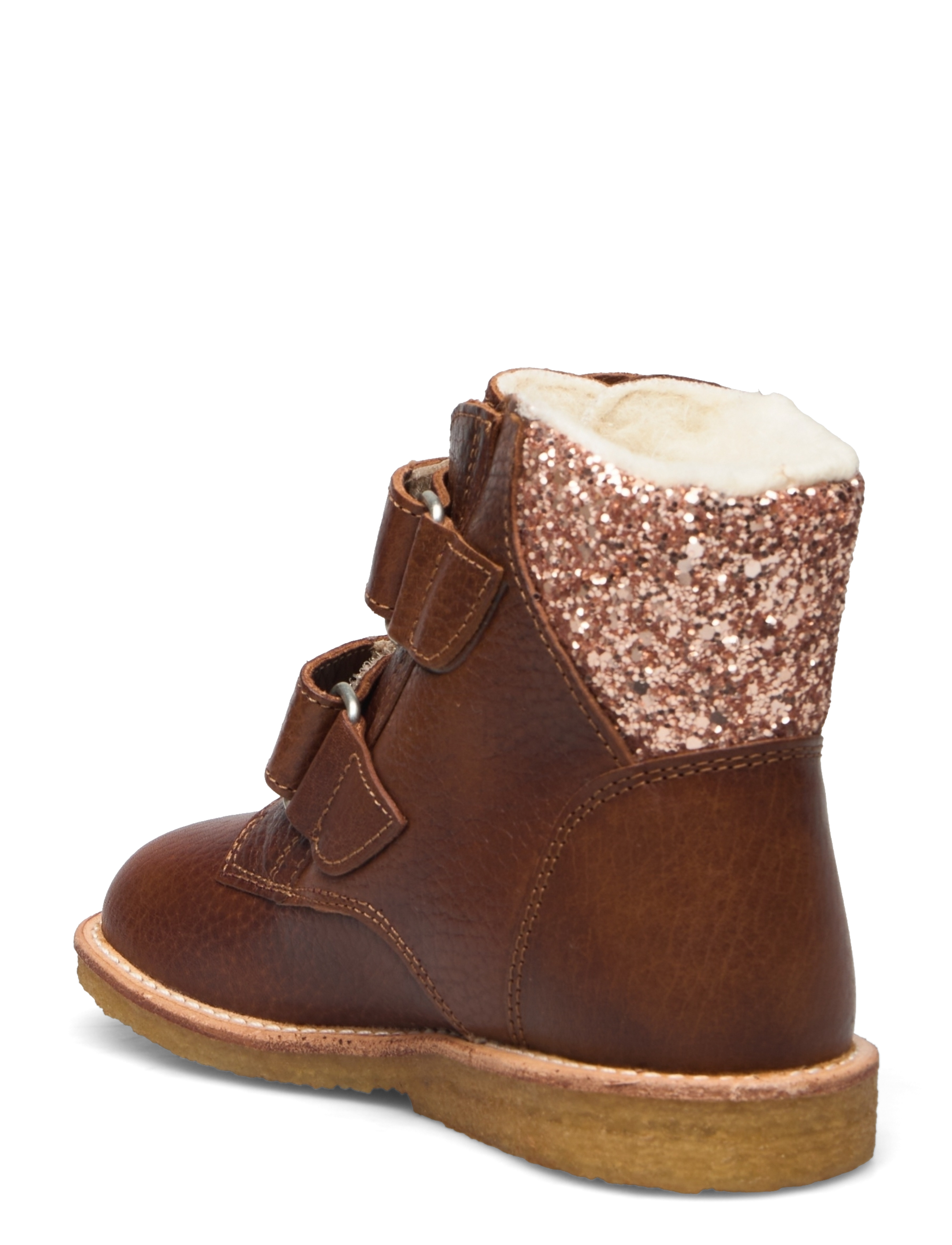 ANGULUS - Boots - flat - with velcro - herbstschuhe - 2509/1708 cognac/maple - 2