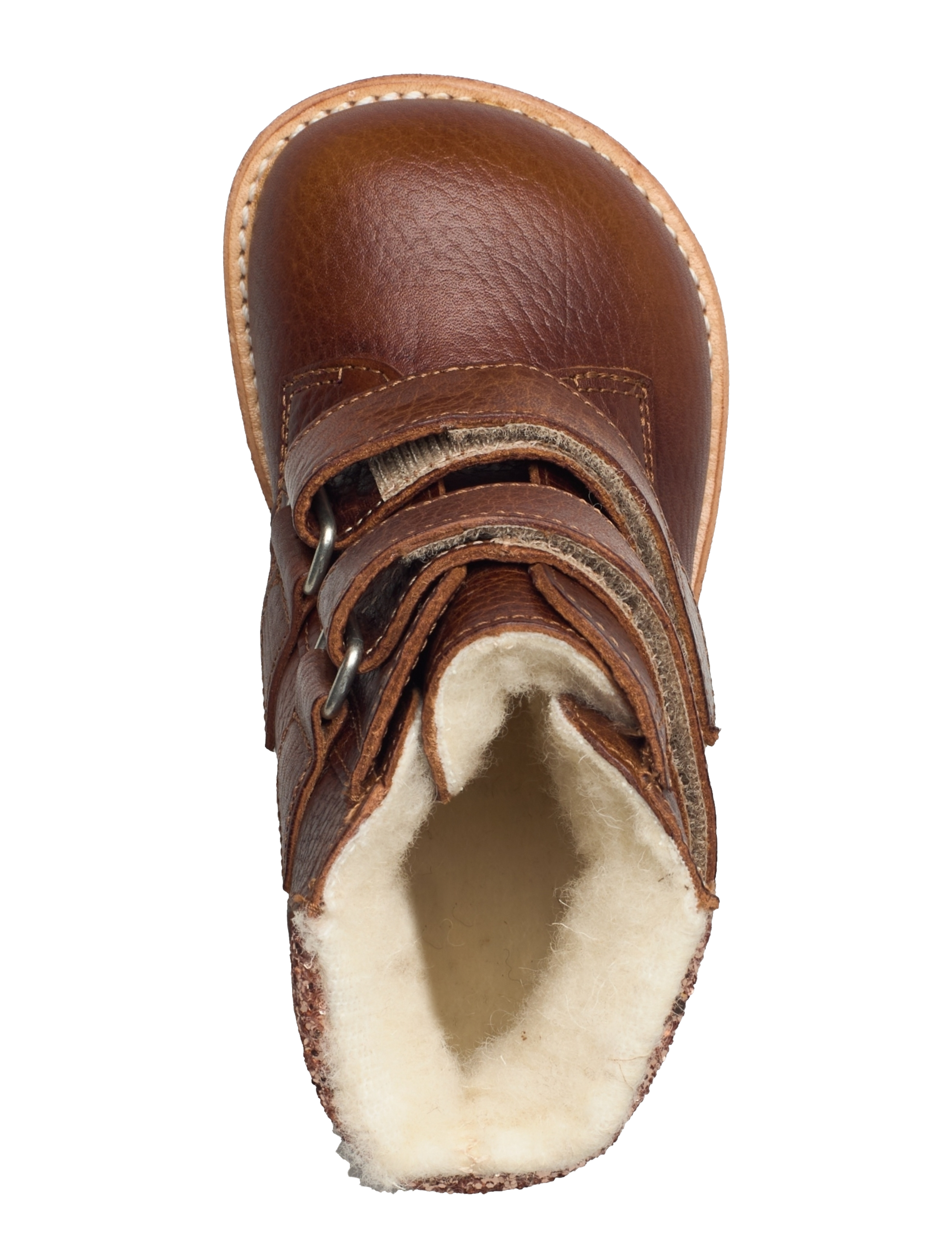 ANGULUS - Boots - flat - with velcro - herbstschuhe - 2509/1708 cognac/maple - 3