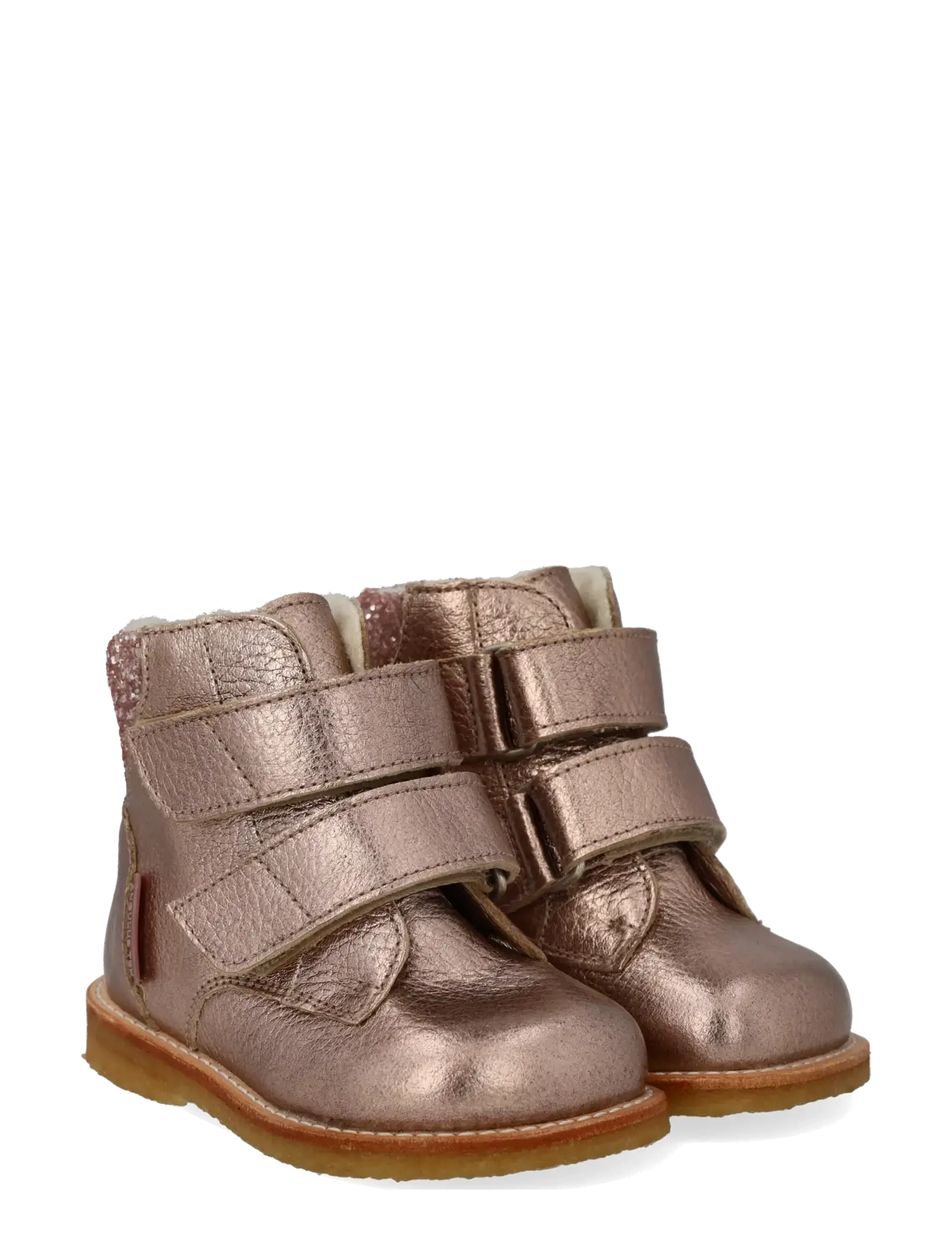 ANGULUS Boots - flat - with velcro - Saapad - 3904/4037 ROSE COPPER/ROSE GLI / pink/rose