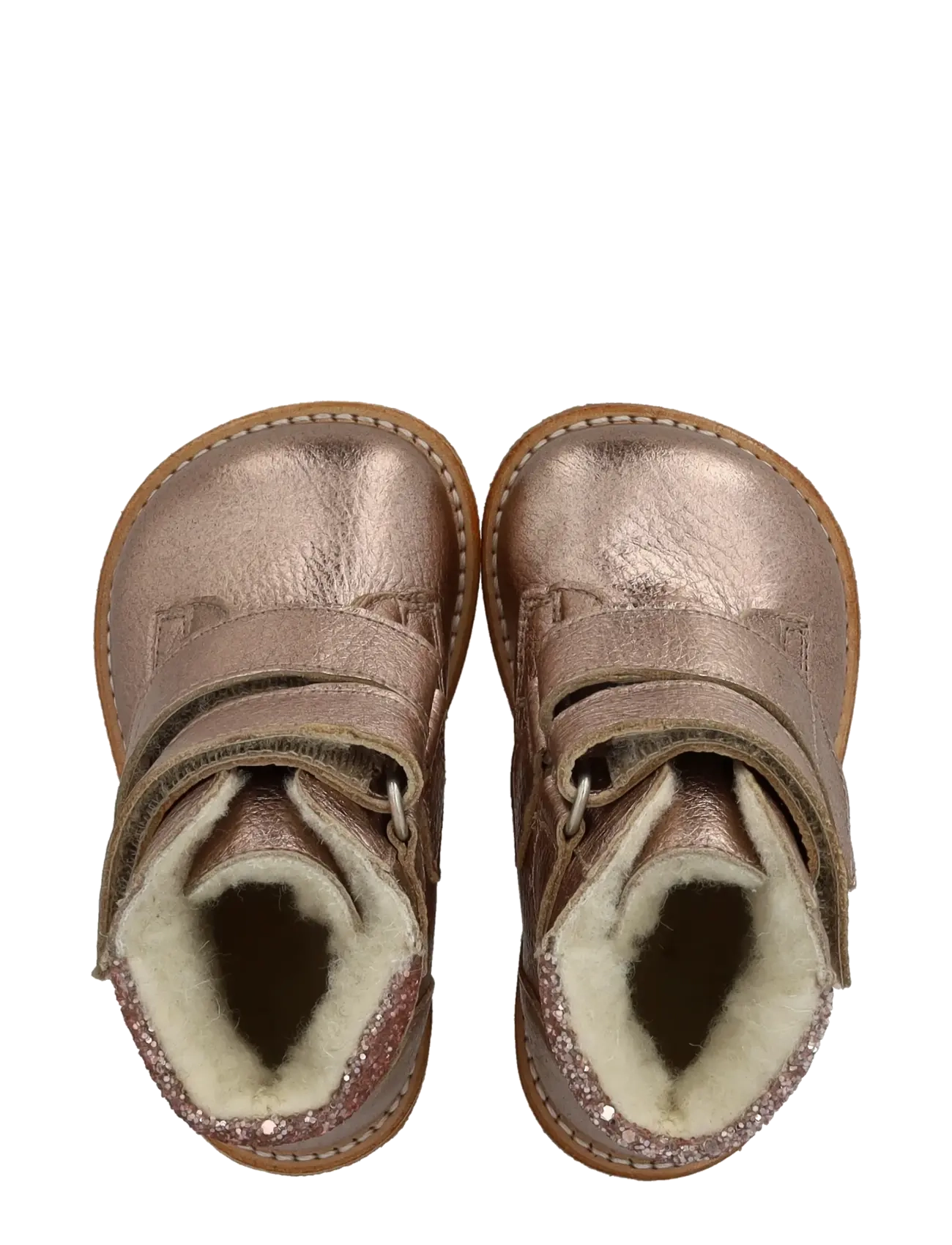 ANGULUS - Boots - flat - with velcro - talvesaapad - 3904/4037 rose copper/rose gli - 3