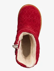 ANGULUS - Boots - flat - with zipper - dzieci - 1777/1789 red/cognac - 3