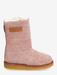 ANGULUS - Boots - flat - with zipper - dzieci - 1773/1789 pale rose/cognac - 1