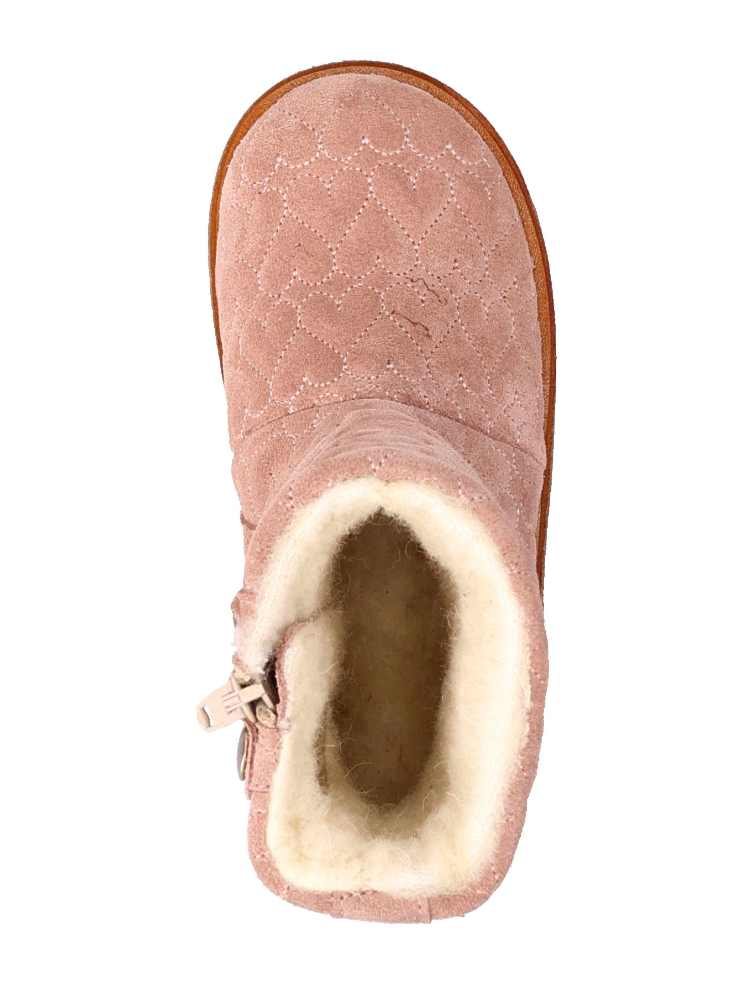 ANGULUS - Boots - flat - with zipper - herbstschuhe - 1773/1789 pale rose/cognac - 3