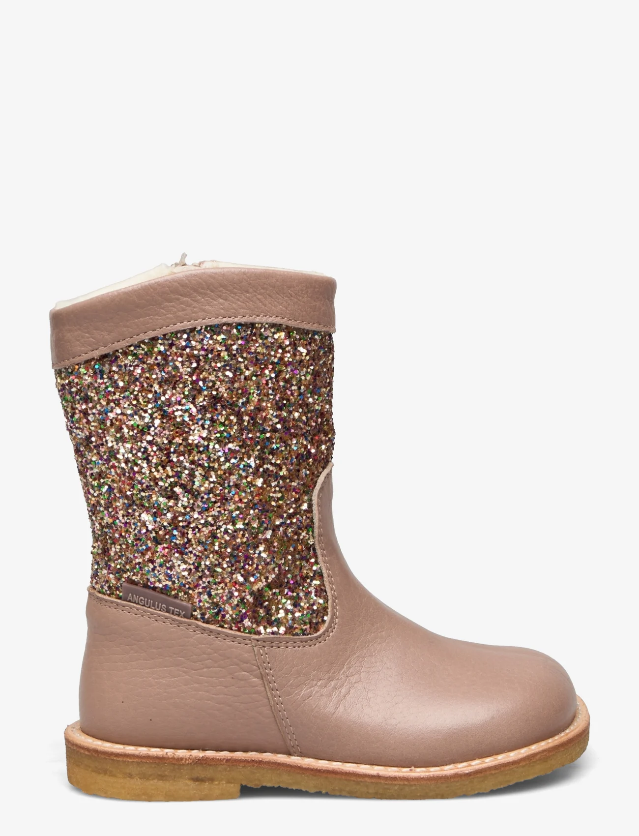 ANGULUS - Boots - flat - with zipper - dzieci - 2550/2488 make up/multi glitte - 1