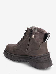 ANGULUS - Boots - flat - with lace and zip - lapset - 1762/1772 asphalt/asphalt - 2