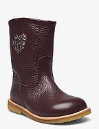Boots - flat - with zipper - 1743/1713 BORDEAUX/BORDEAUX MU