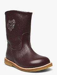 ANGULUS - Boots - flat - with zipper - barn - 1743/1713 bordeaux/bordeaux mu - 0