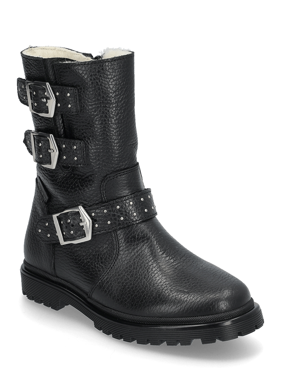 ANGULUS - Boots - flat - with zipper - støvler - 2504 black - 1