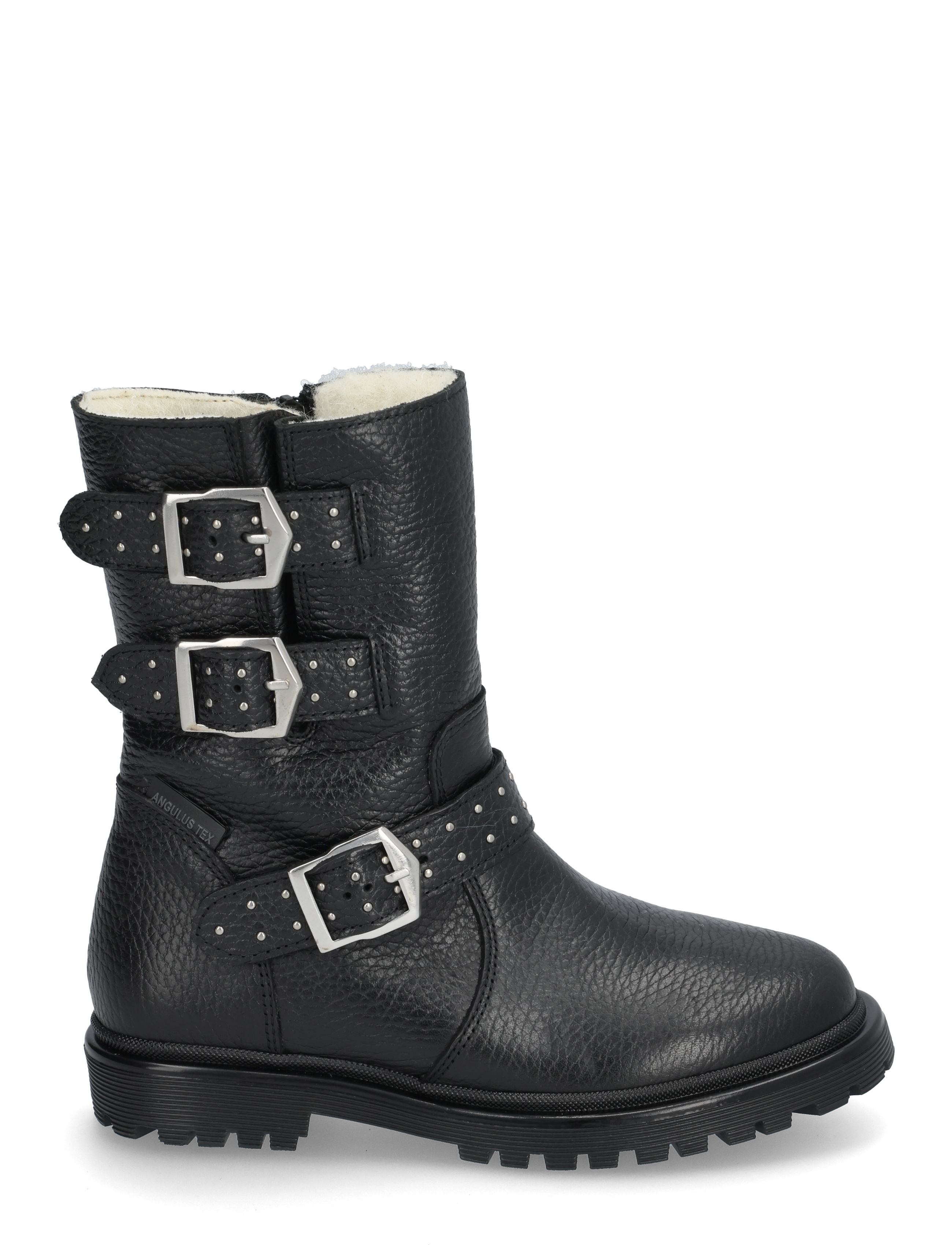 ANGULUS - Boots - flat - with zipper - høstsko - 2504 black - 2