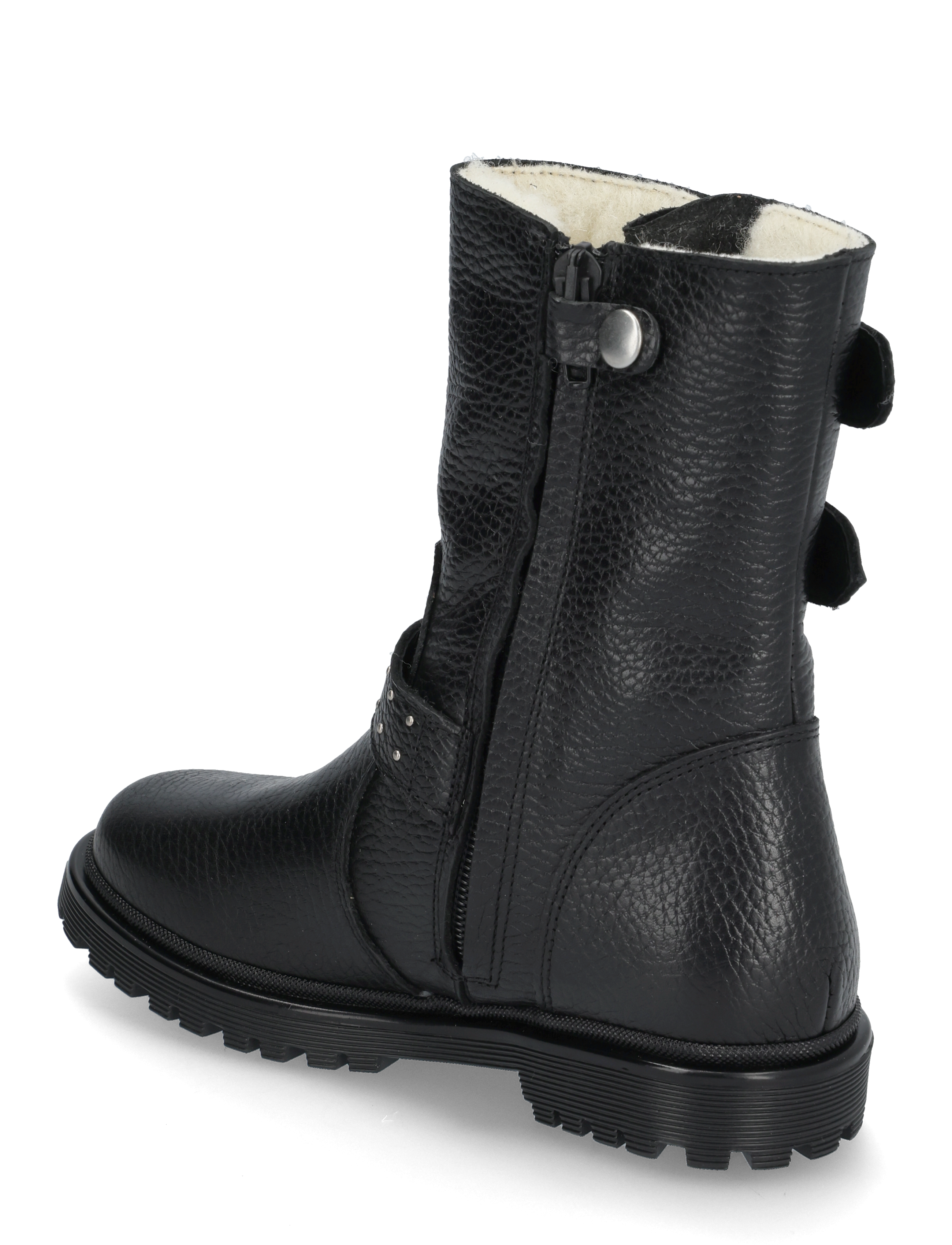 ANGULUS - Boots - flat - with zipper - høstsko - 2504 black - 3