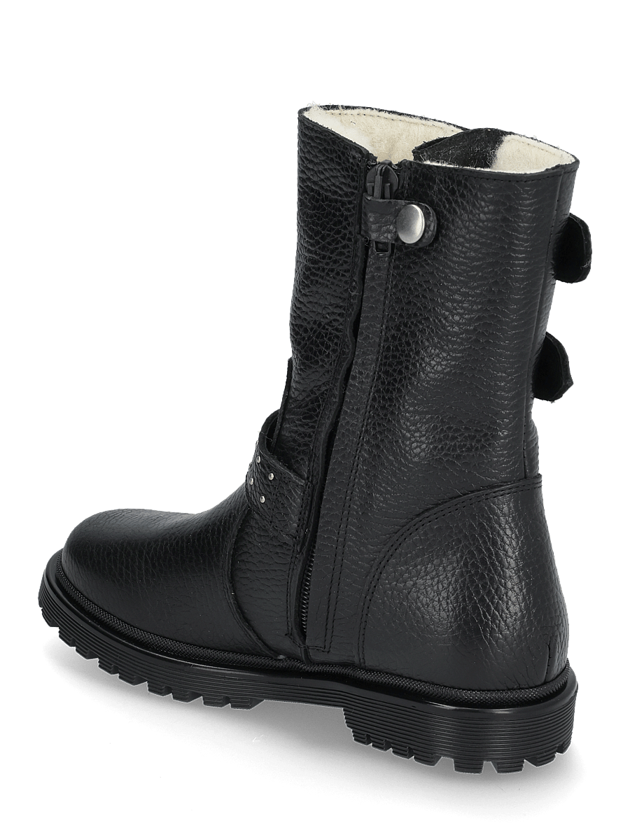 ANGULUS - Boots - flat - with zipper - støvler - 2504 black - 3