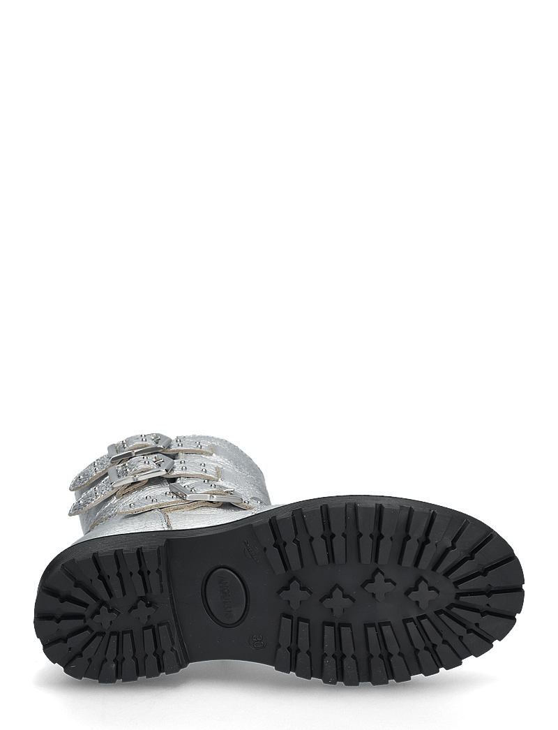 ANGULUS - Boots - flat - with zipper - skor - 3326 silver metallic - 4