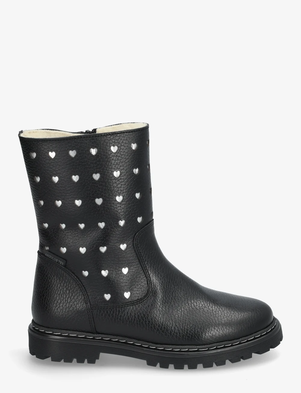 ANGULUS - Boots - flat - with zipper - skor - 2504 black - 1