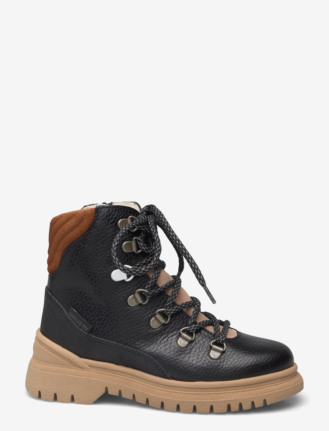 ANGULUS - Boots - flat - with lace and zip - 2504/2240/2110/2219/e04 black/ - 2