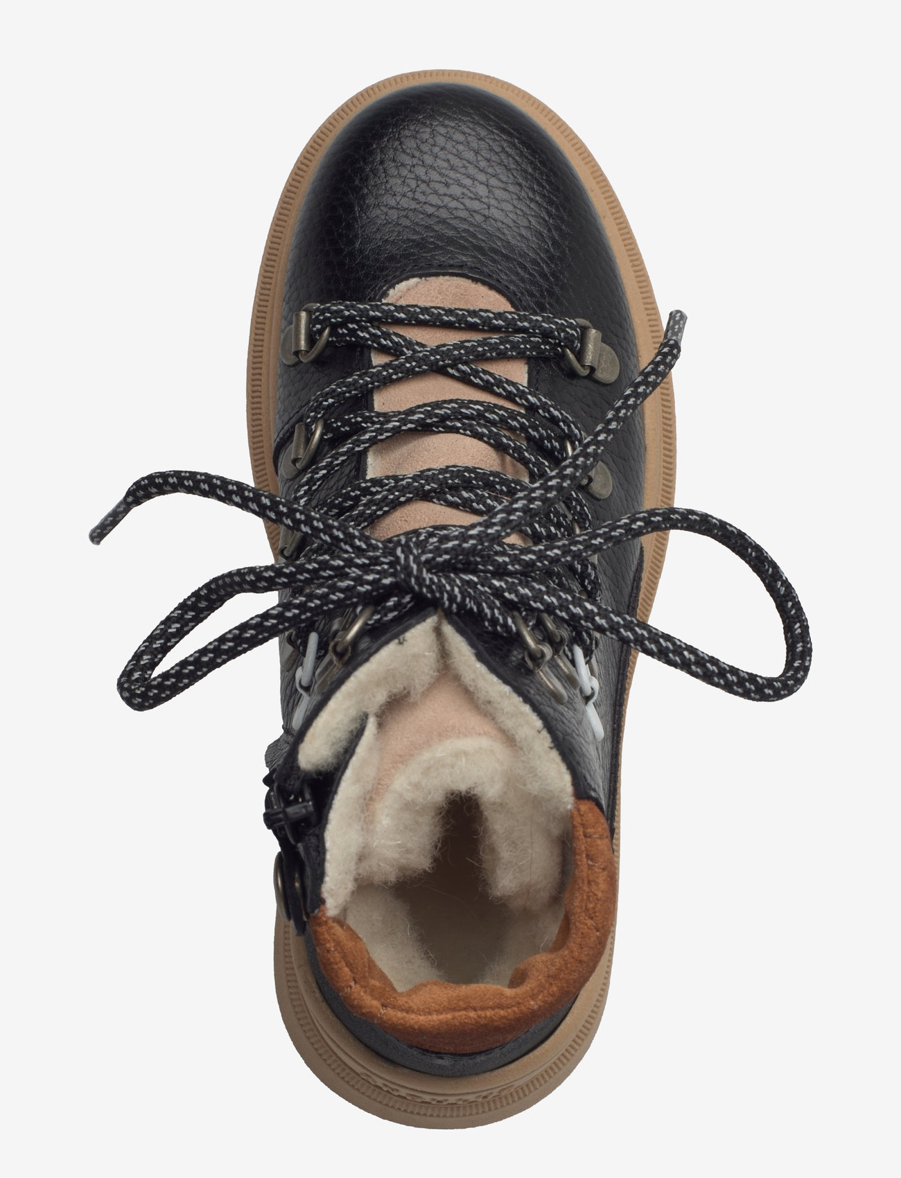 ANGULUS - Boots - flat - with lace and zip - 2504/2240/2110/2219/e04 black/ - 4