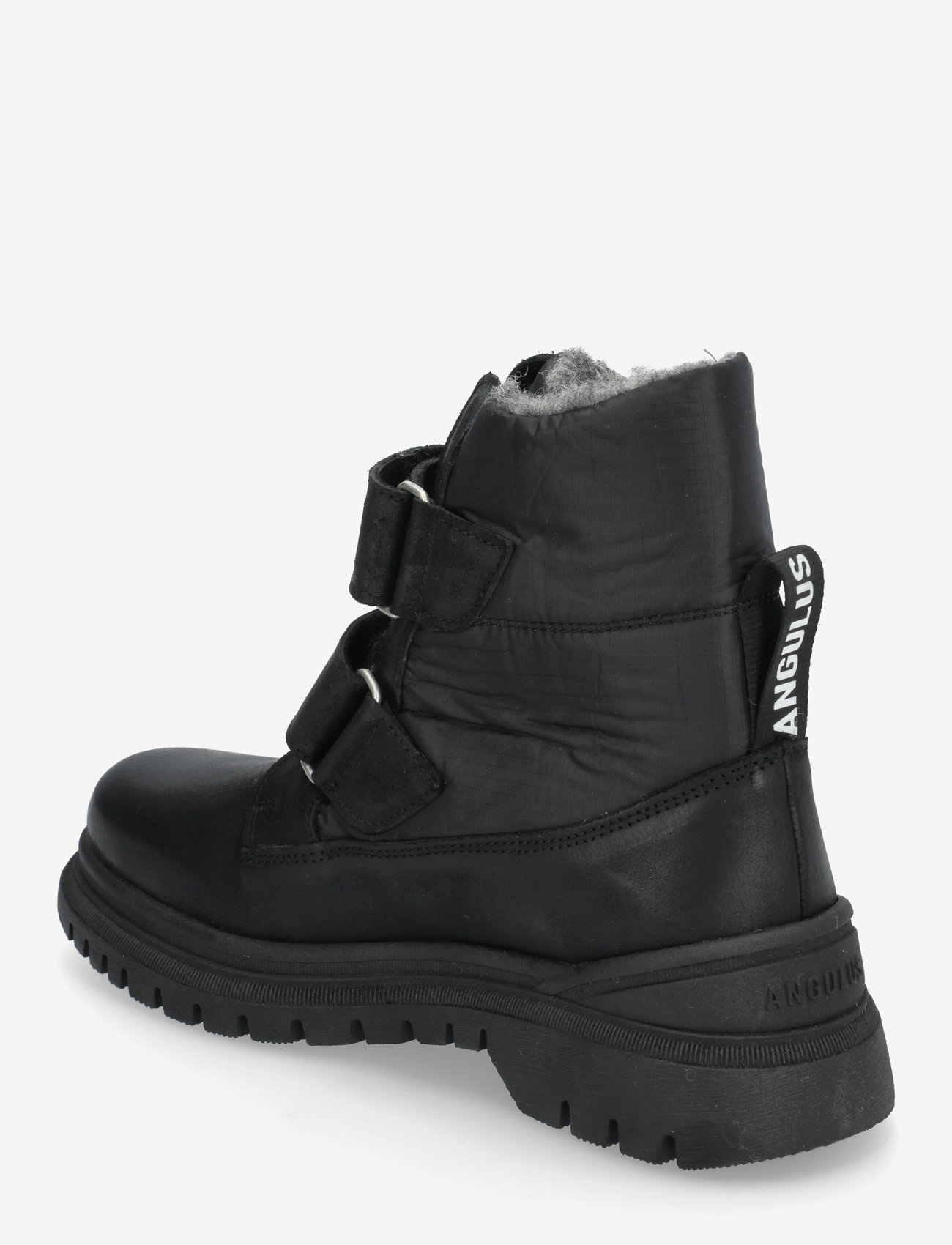 ANGULUS - Boots - flat - with velcro - sügisjalanõud - 2100/3320 black/black recycled - 3