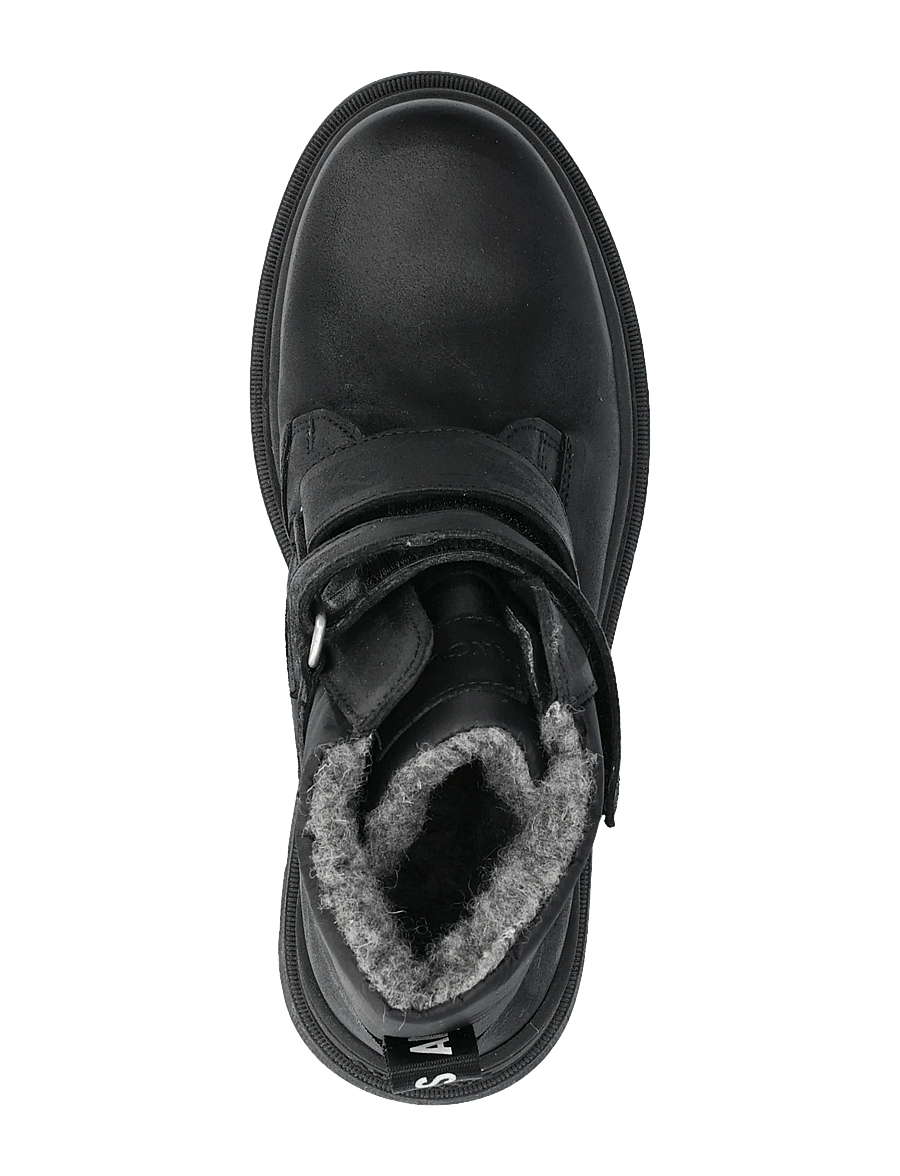 ANGULUS - Boots - flat - with velcro - winterstiefel - 2100/3320 black/black recycled - 4