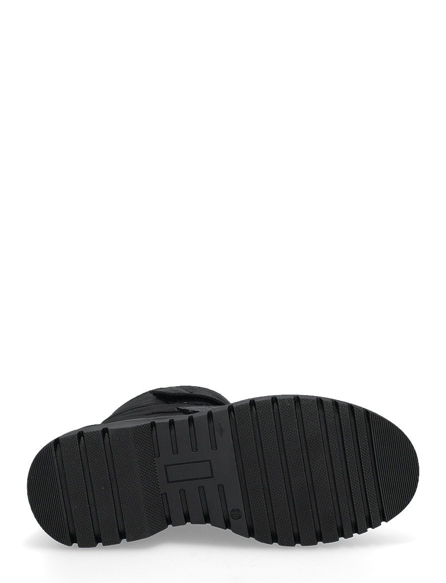 ANGULUS - Boots - flat - with velcro - winterstiefel - 2100/3320 black/black recycled - 5