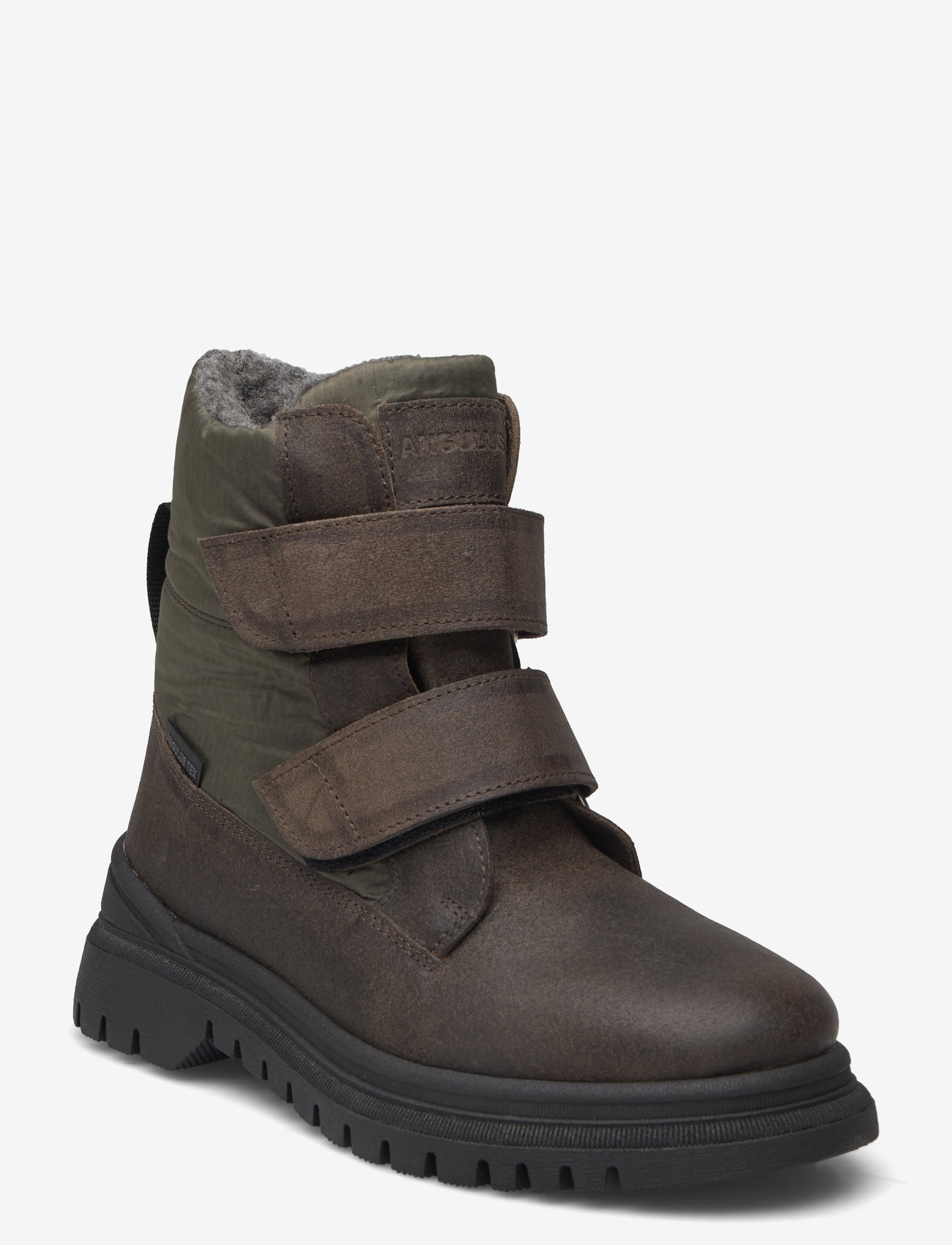 ANGULUS - Boots - flat - with velcro - skor - 2107/3322 olive/forrest recycl - 0