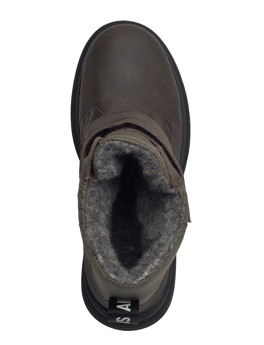 ANGULUS - Boots - flat - with velcro - winterstiefel - 2107/3322 olive/forrest recycl - 3