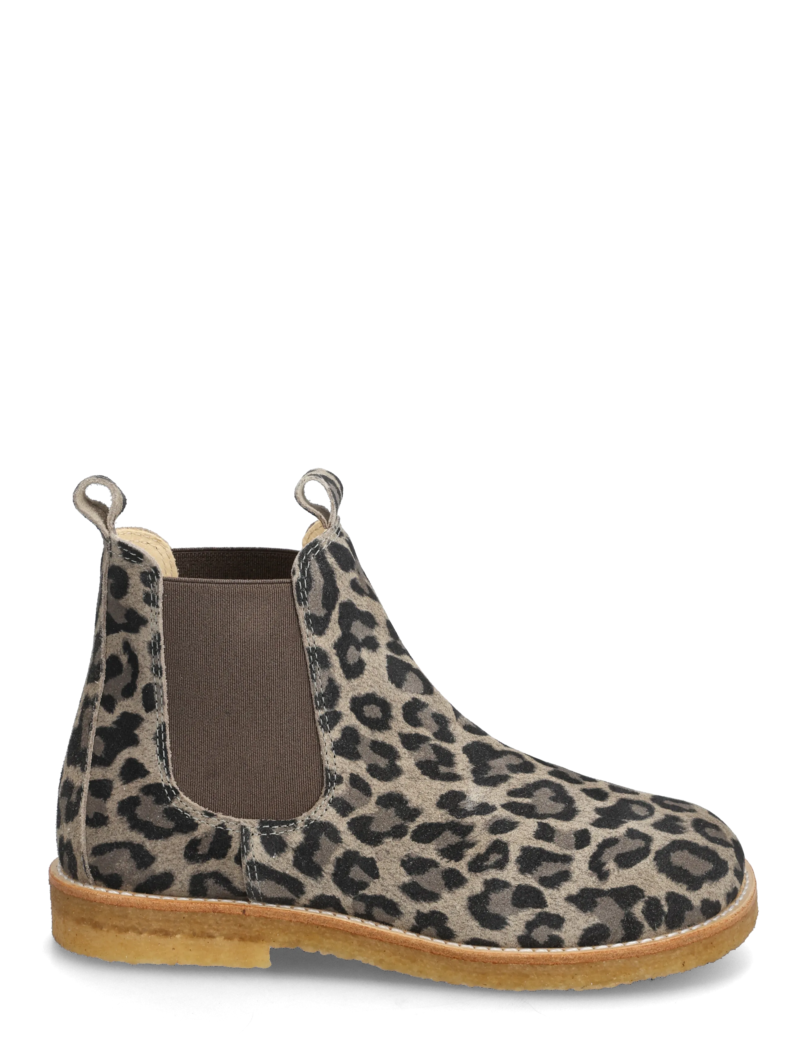 ANGULUS - Booties - flat - with elastic - fall shoes - 4023/003 beige leo/brown elast - 1