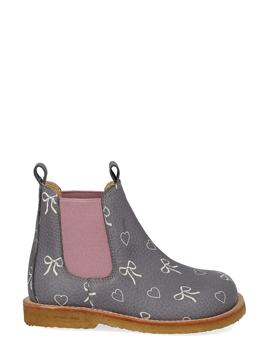 ANGULUS - Booties - flat - with elastic - sko - 3906/037 romancing/rosebud ela - 1