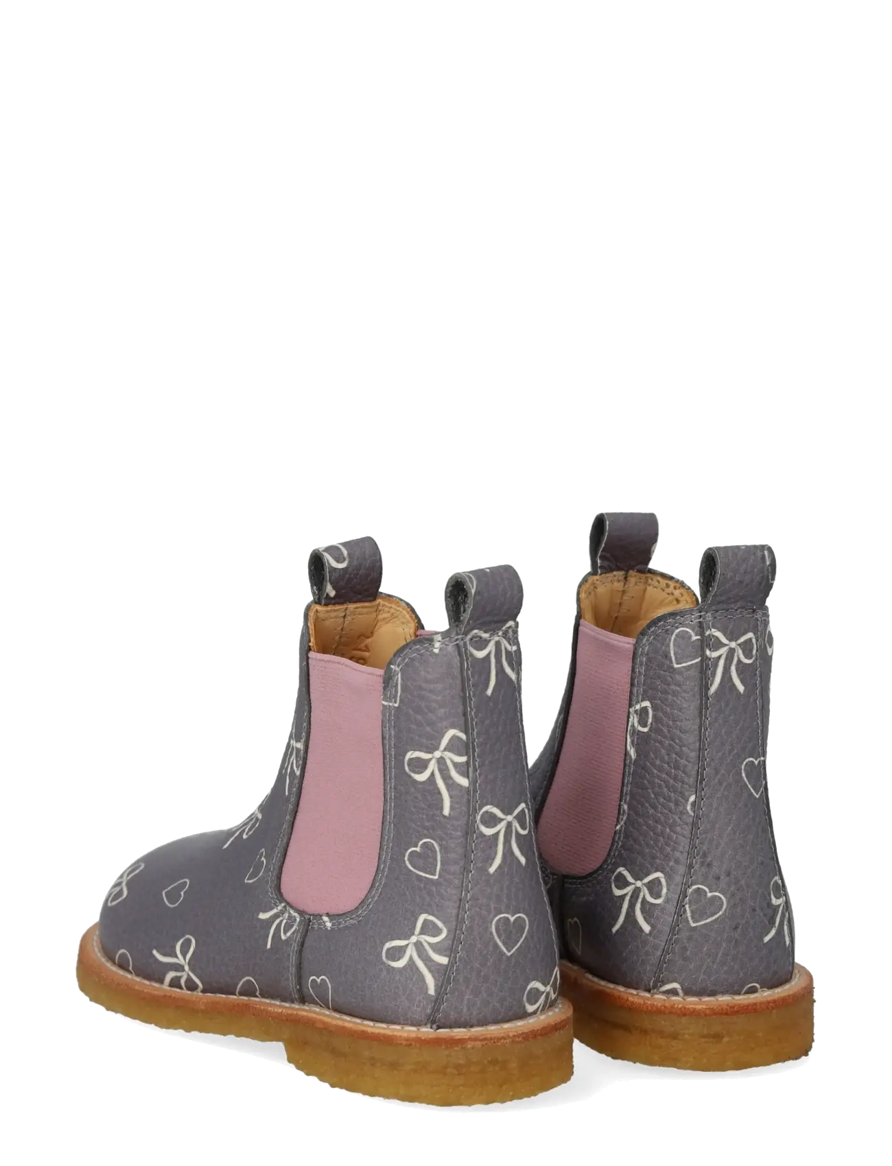 ANGULUS - Booties - flat - with elastic - sko - 3906/037 romancing/rosebud ela - 2