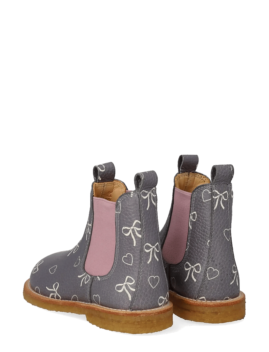 ANGULUS - Booties - flat - with elastic - sko - 3906/037 romancing/rosebud ela - 2