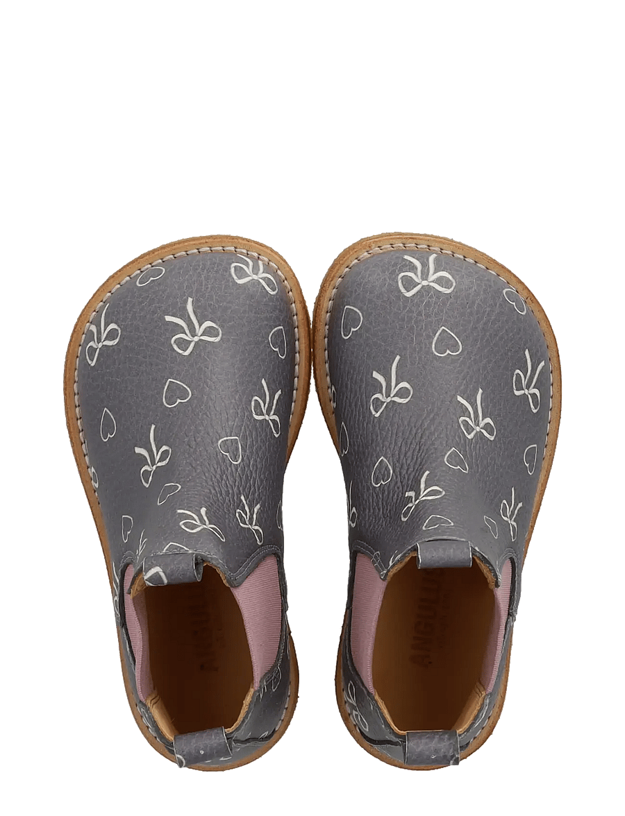 ANGULUS - Booties - flat - with elastic - sko - 3906/037 romancing/rosebud ela - 3