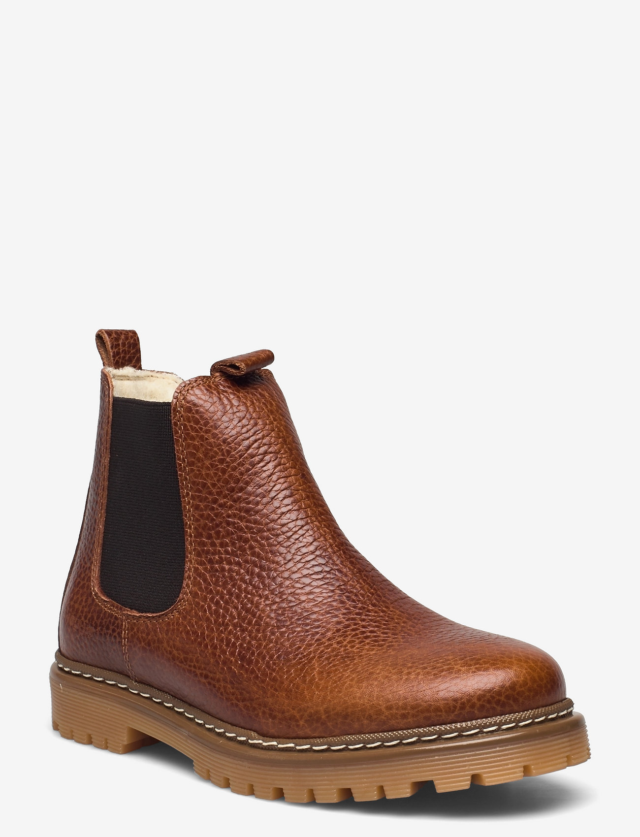 ANGULUS - Booties - flat - with elastic - 2509/002 medium brown/medium b - 0