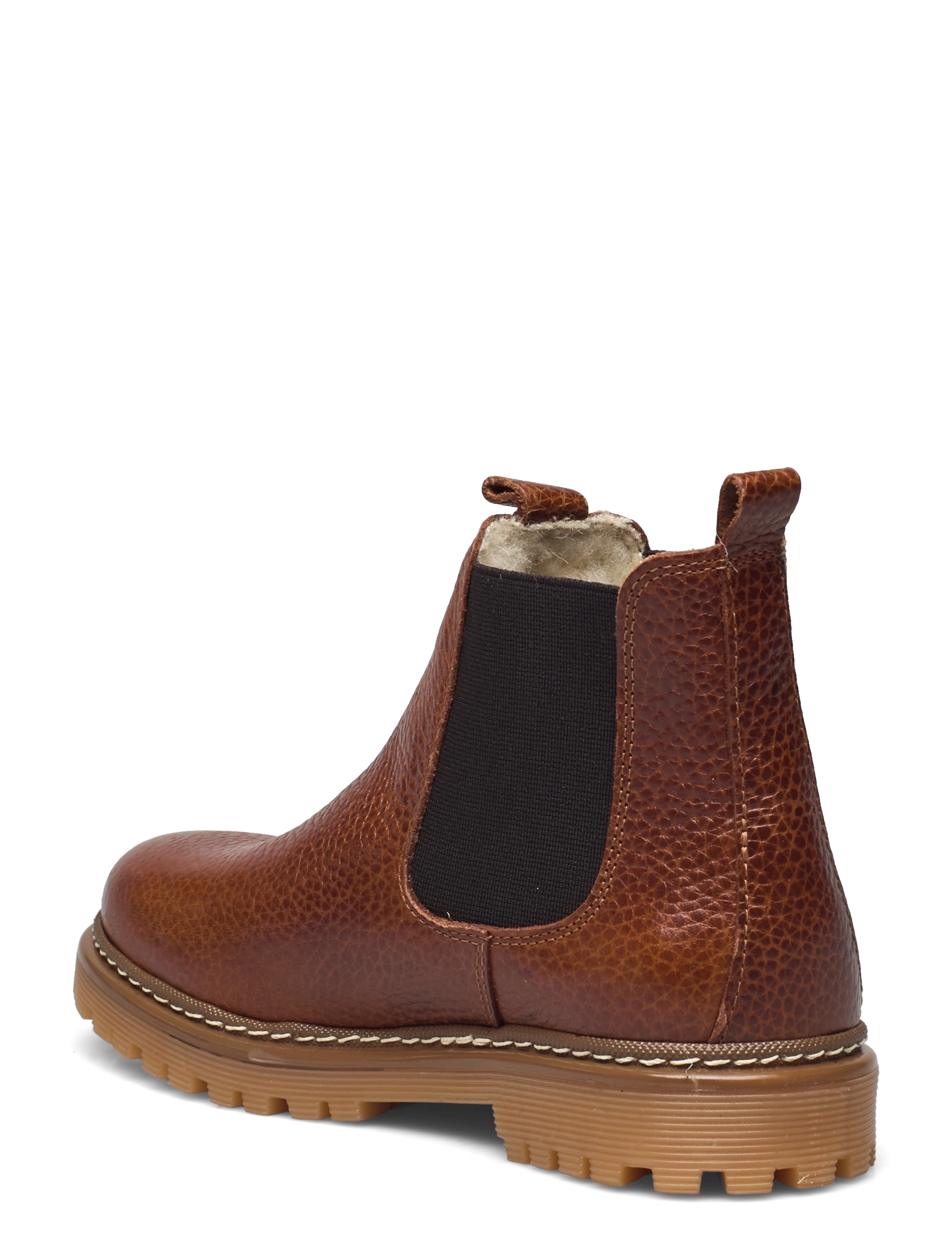 ANGULUS - Booties - flat - with elastic - 2509/002 medium brown/medium b - 2